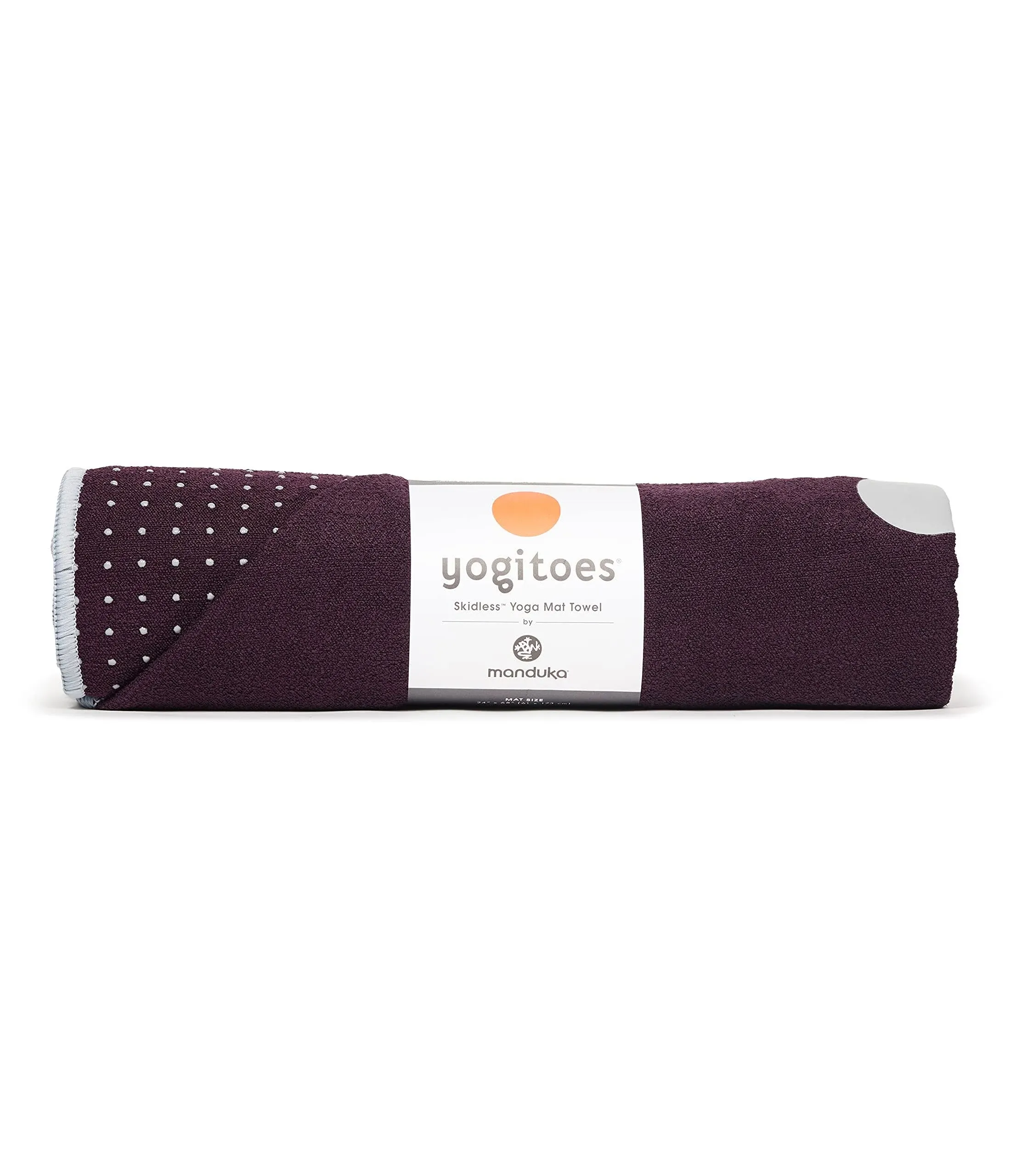 Manduka Yogitoes Yoga Mat Towel - Long 79" Indulge Purple