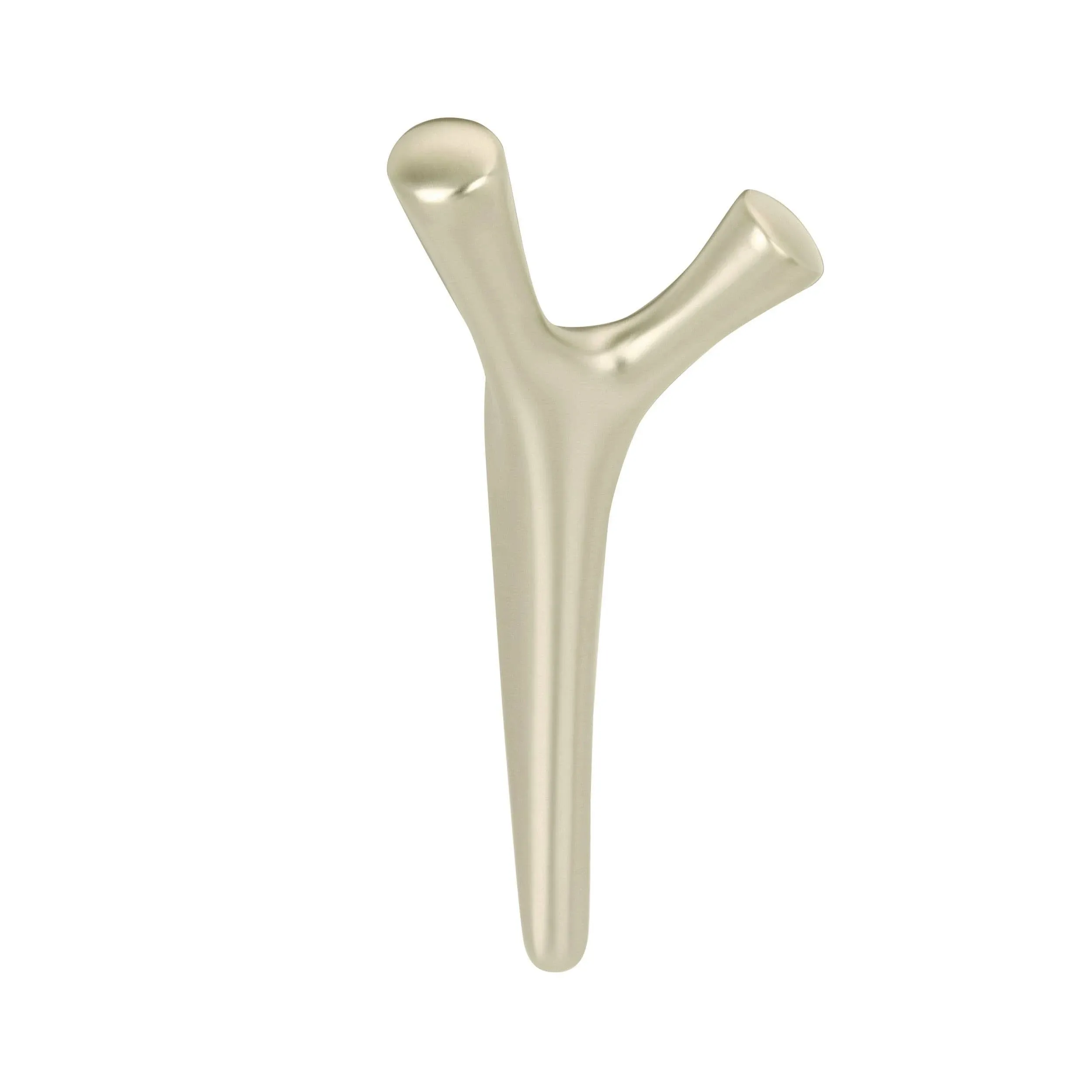 Amerock Kodiak Decorative Wall Hook - Double Prong - Golden Champagne