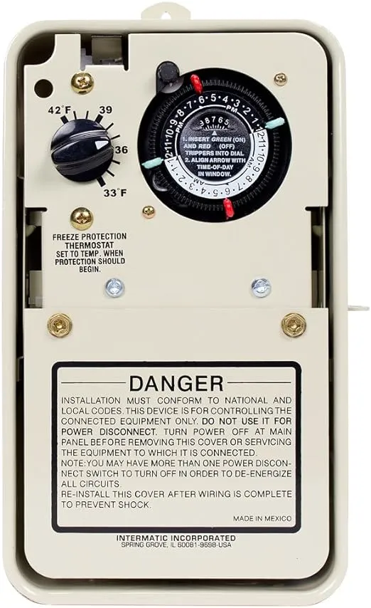 Intermatic PF1102T Pool Timer - 230v w/Freeze Protection - Enclosed