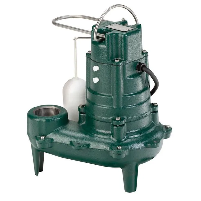 Zoeller Waste-Mate 267-0001 Sewage Pump, 1/2 HP Automatic – Heavy-Duty Submersible Sewage, Effluent or Dewatering Pump