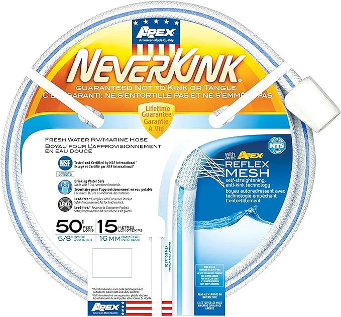 Teknor Apex Neverkink Water Hose 50'