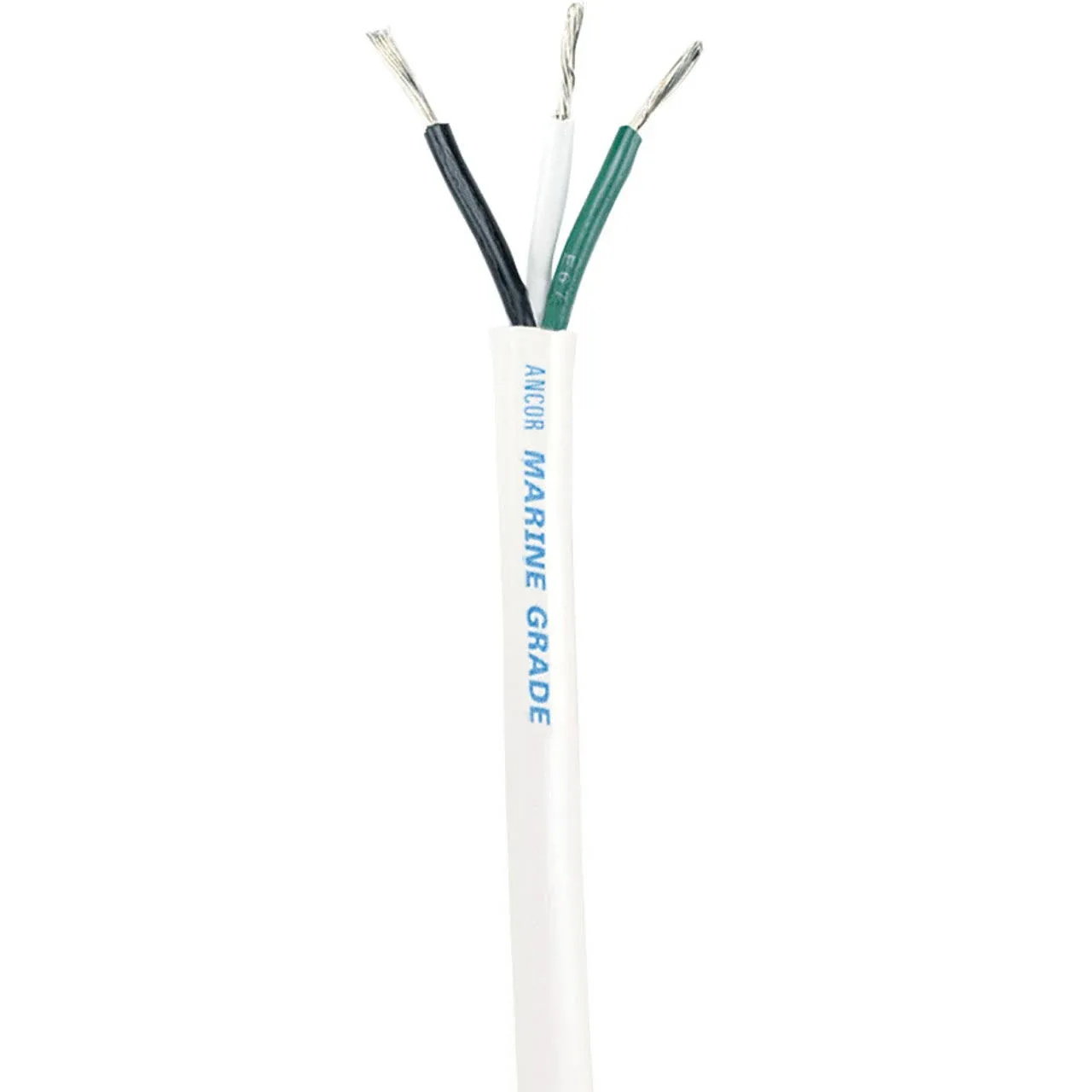 Ancor - White Triplex Cable - 16/3 AWG - Round - 100'