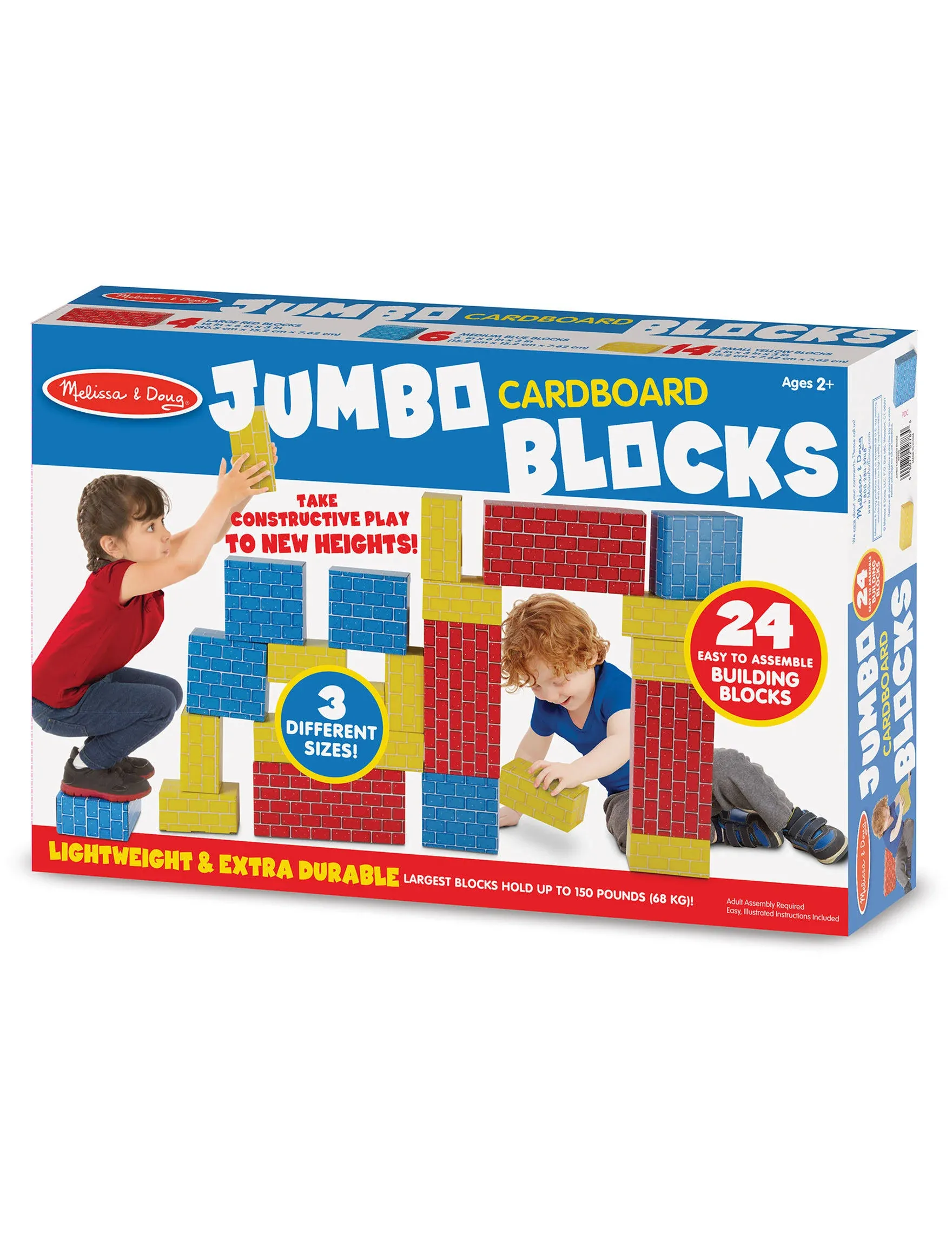 Melissa & Doug Jumbo Cardboard Blocks