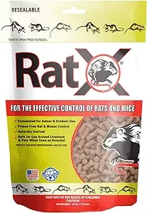 RatX Rodent Control Pellets, Rat and Mouse Killer, 8 oz - EcoClear Products