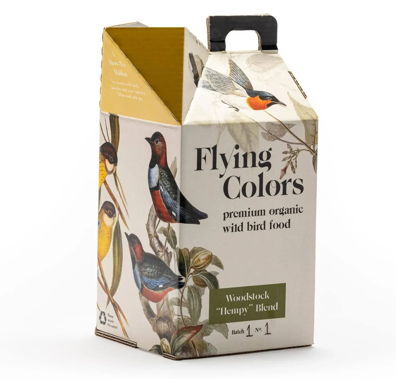 Woodstock Hempy Blend Flying Colors Organic Wild Bird Seed, 15 lb. Carton