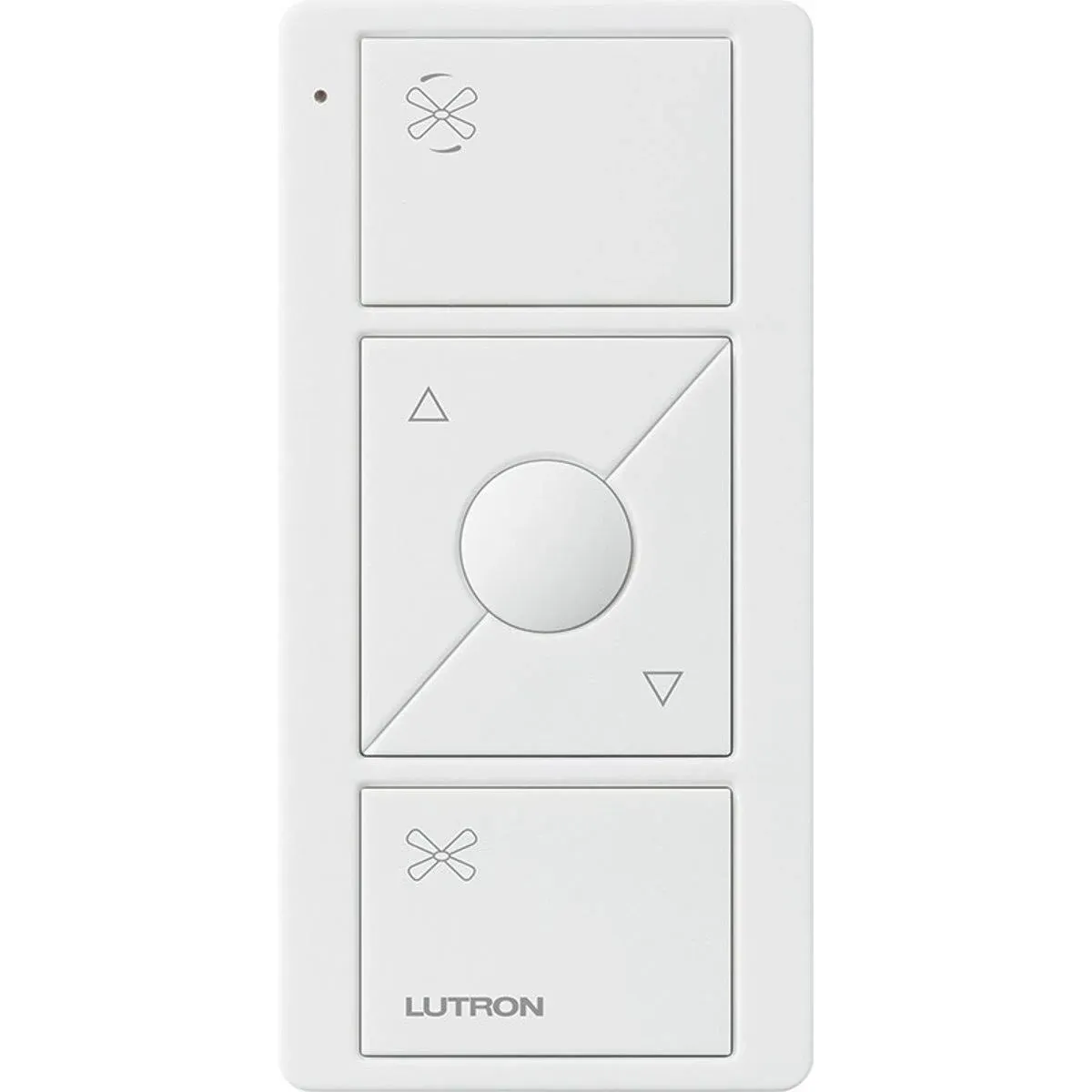 Lutron PJ2-3BRL-GWH-F01 3-Button Pico Wireless Fan Control Gloss White