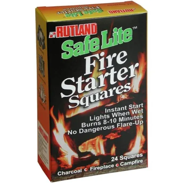 Rutland 50C Safe Lite Fire Starter Squares