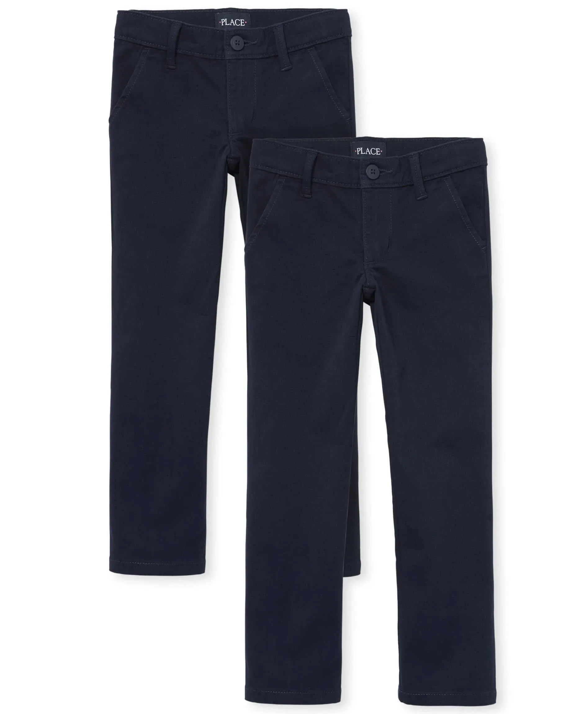 The Children's Place Girls' Uniform Stretch Skinny Chino Pants