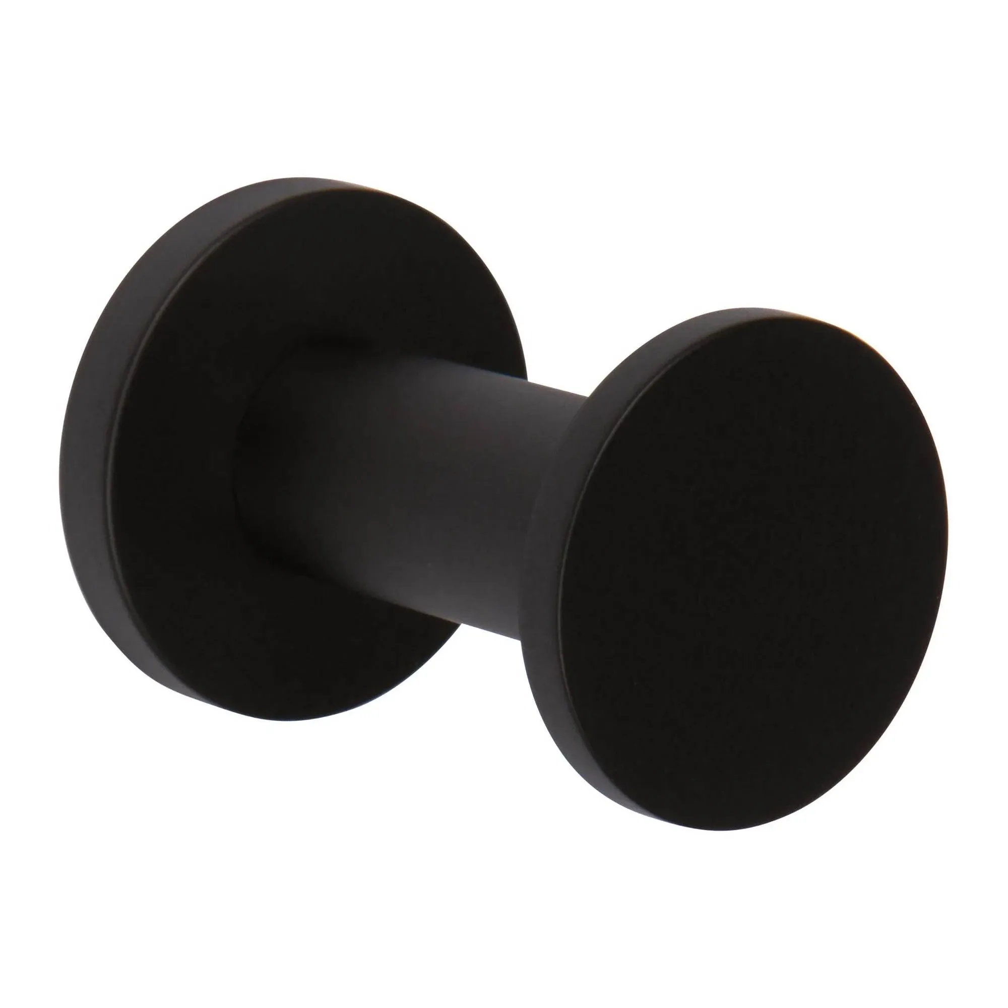 Ginger Kubic Single Robe Hook Matte Black