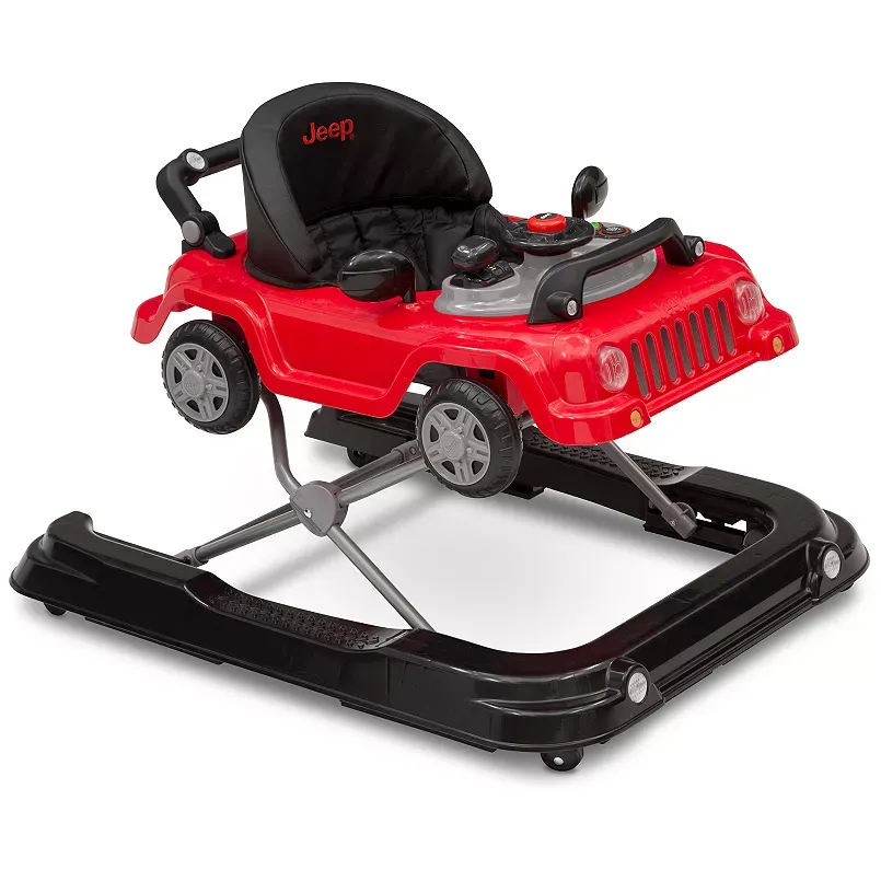 Jeep Classic Wrangler 3-in-1 Grow with Me Walker, Red