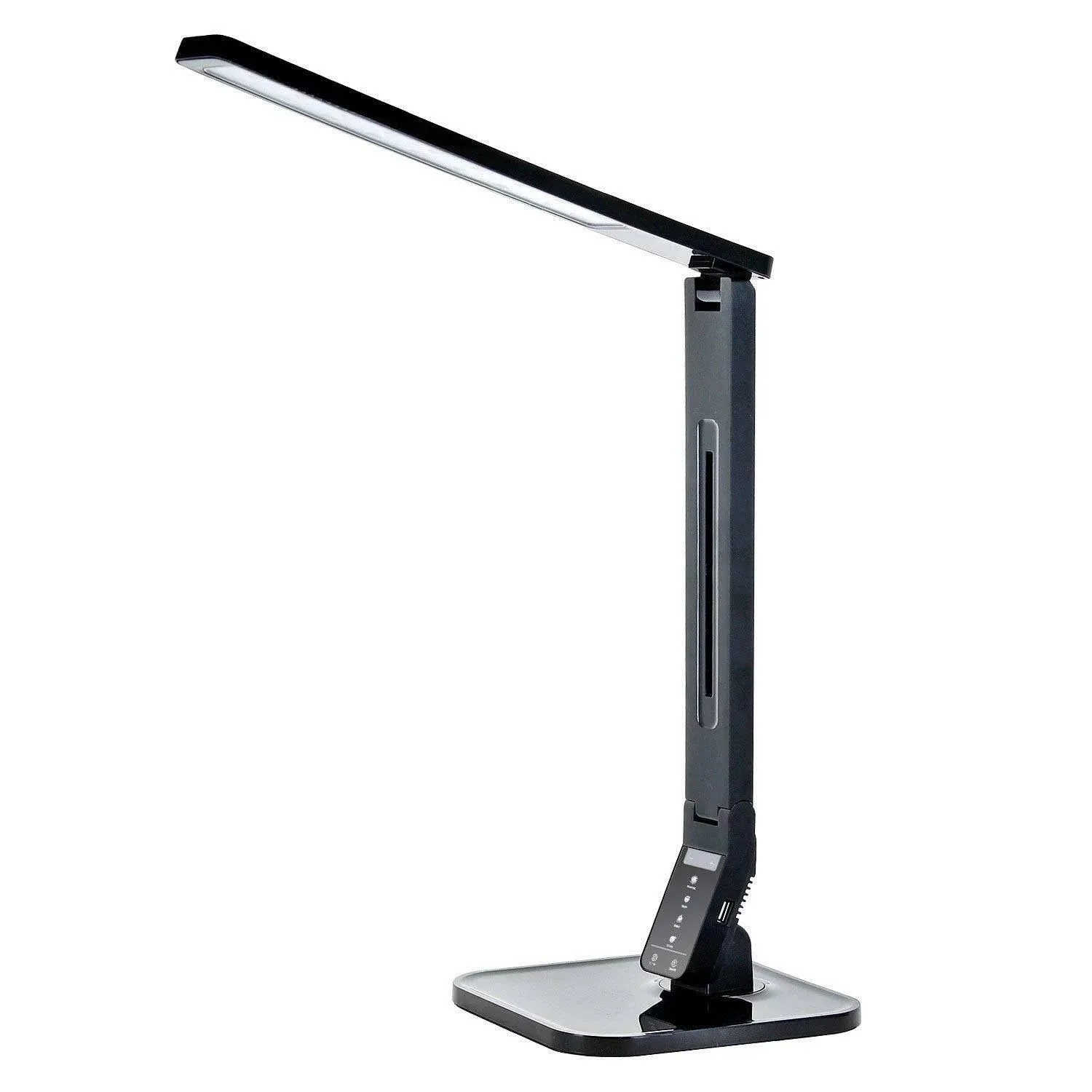 Tenergy 11W Dimmable LED Desk Lamp with Built-in USB Charging Port