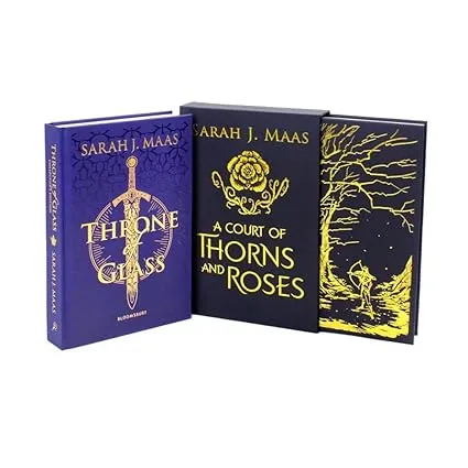 Sarah J Maas 2 Books Collection Set (Throne of Glass, A Court of Thorns and Roses)