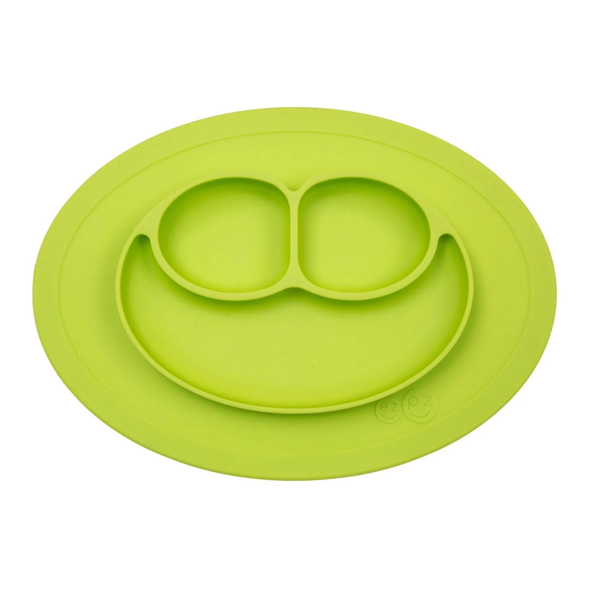 Ezpz Mini Mat Placemat and Plate, Lime Green