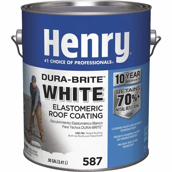 Henry HE587046 White Roof Coating