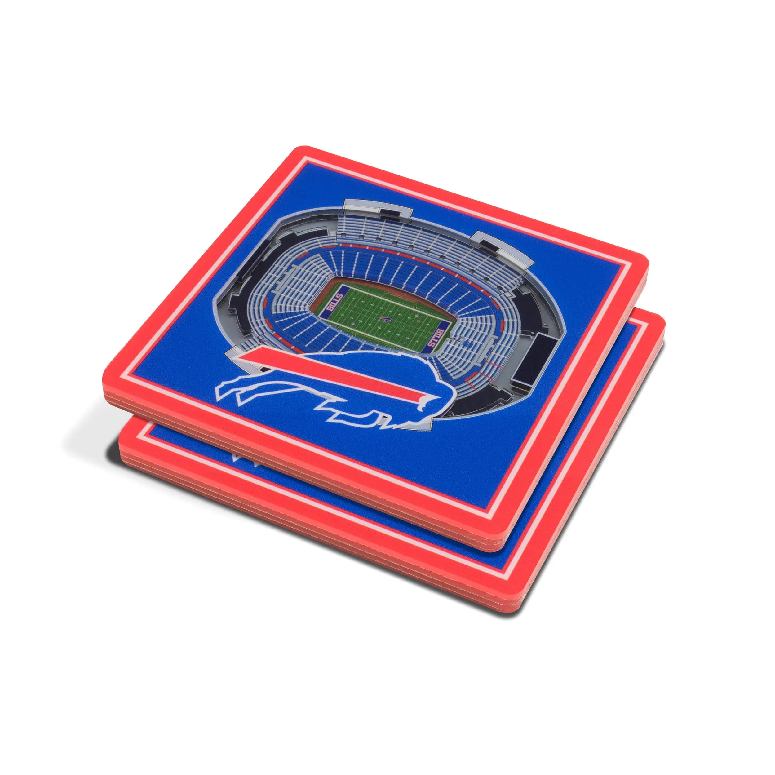 Youthefan Buffalo Bills 3D StadiumViews Coasters