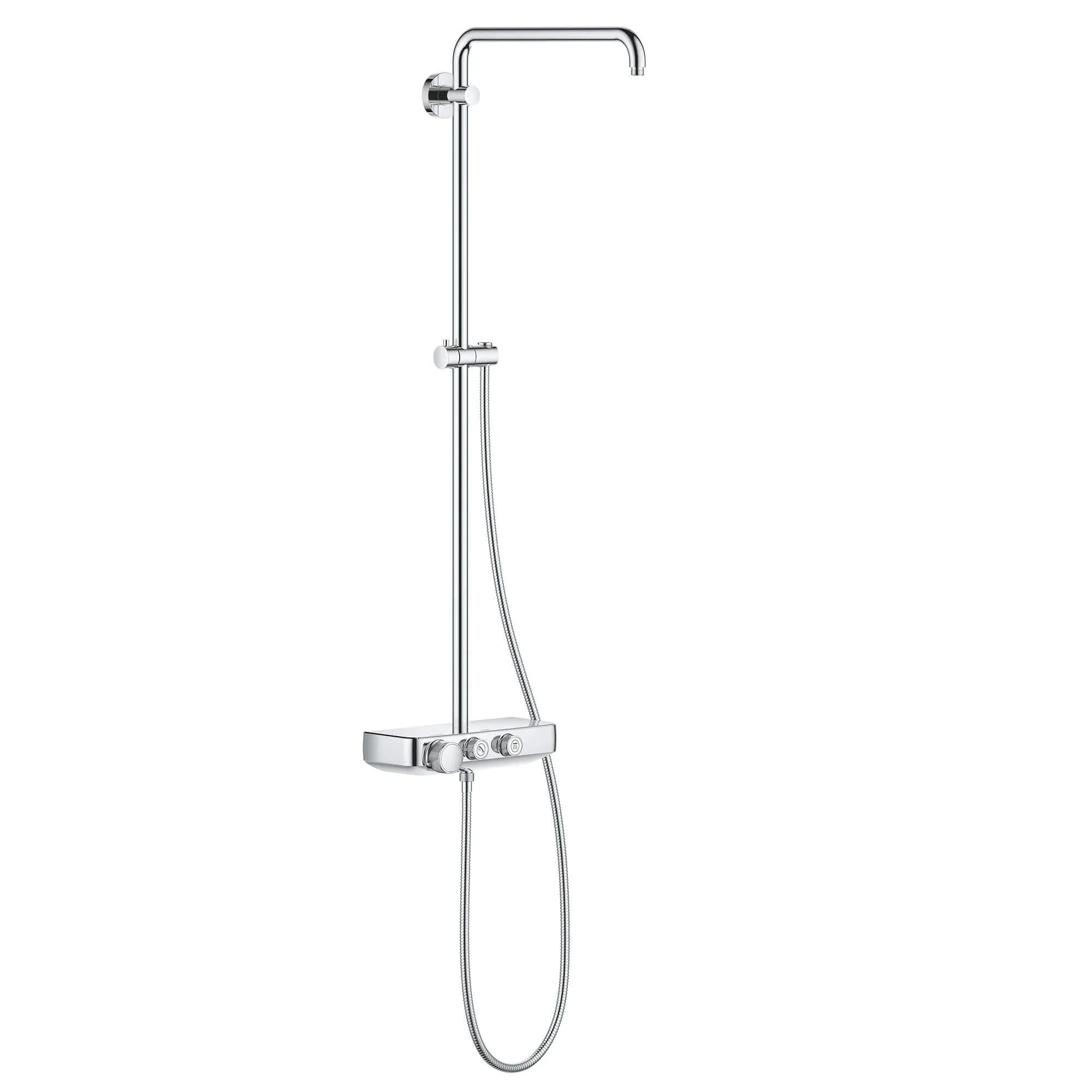 GROHE Euphoria SmartControl Starlight Chrome 3-handle Shower Set Faucet Valve Included Lowes.com