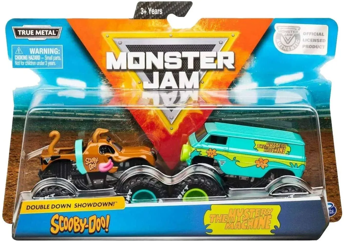 SPIN MASTER MONSTER JAM TWO PACKS MYSTERY MACHINE