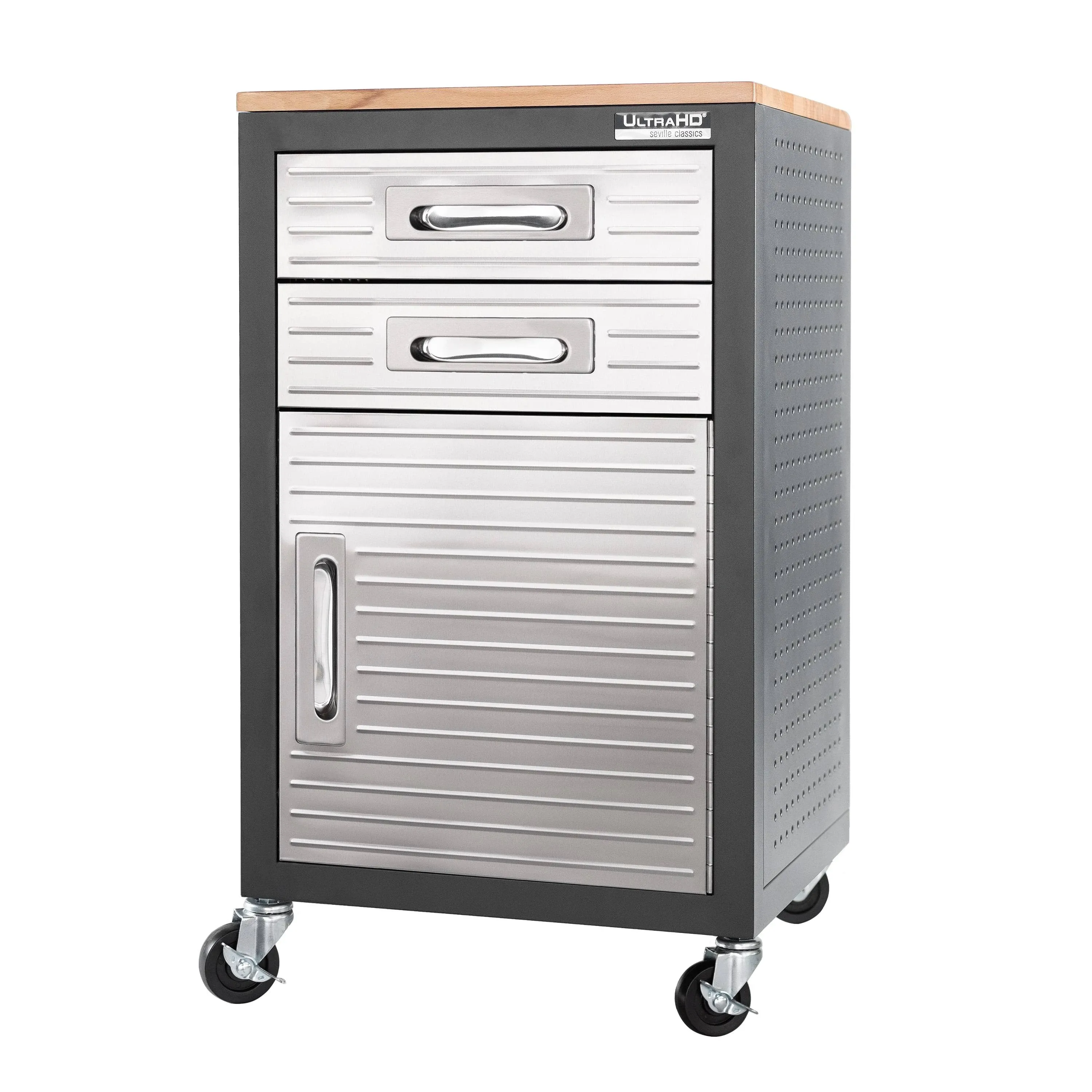 UltraHD 2-Drawer Rolling Cabinet Graphite