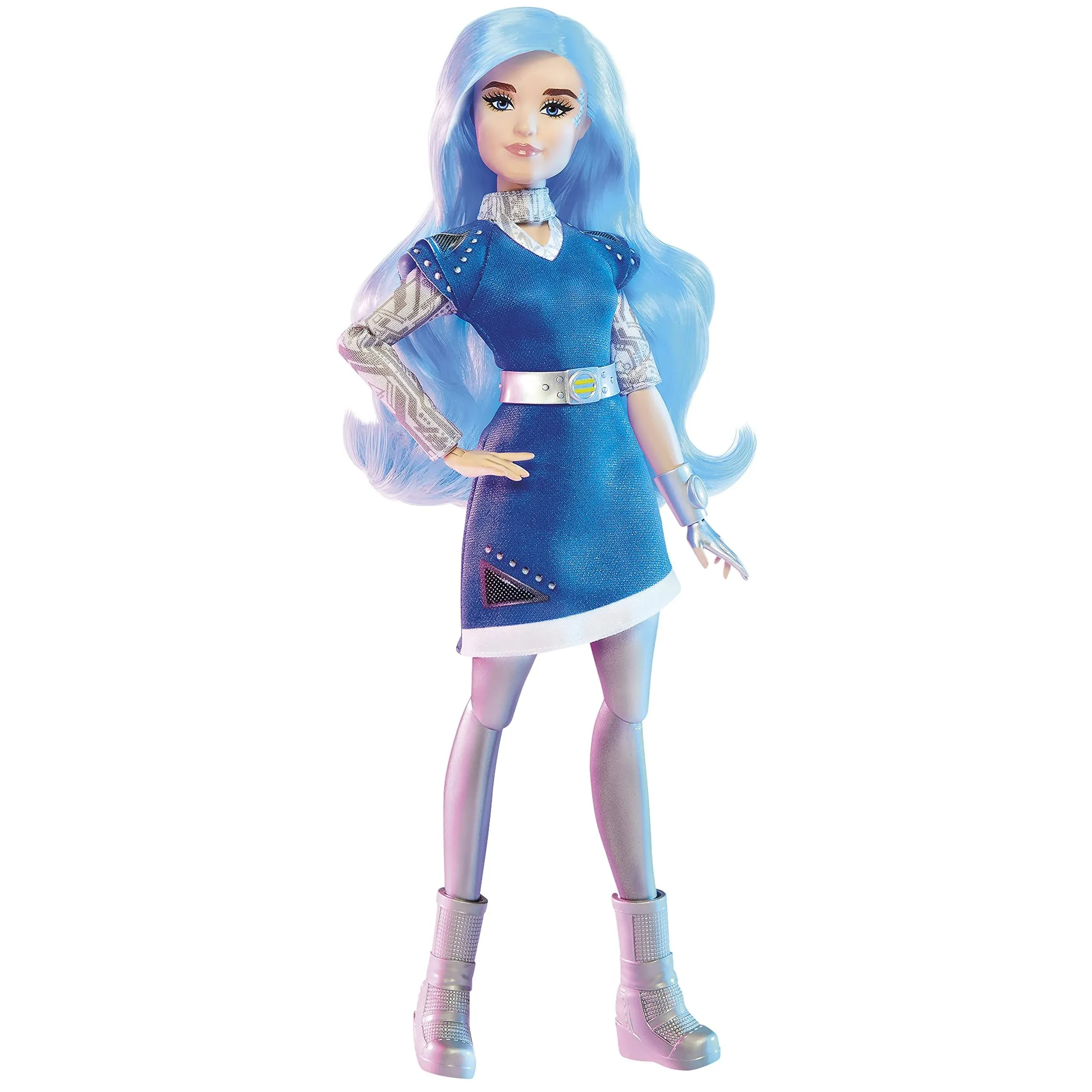 Disney Zombies 3 Addison Fashion Doll with Blue Hair, Alien Outfit, and Accessories