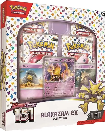 Pokemon TCG Scarlet &amp; Violet 3.5 151 Alakazam Ex Box Multi-color 