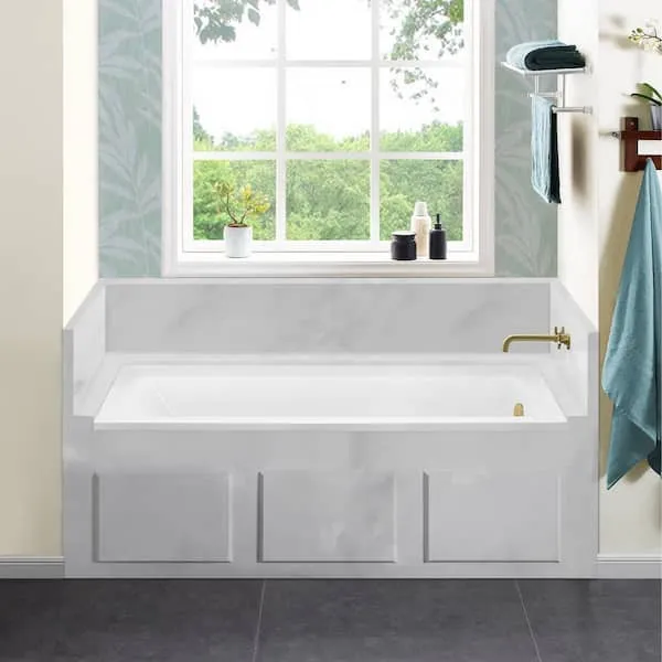 Swiss Madison Voltaire 60 x 30 in. Acrylic Right-Hand Drain Drop-In Bathtub