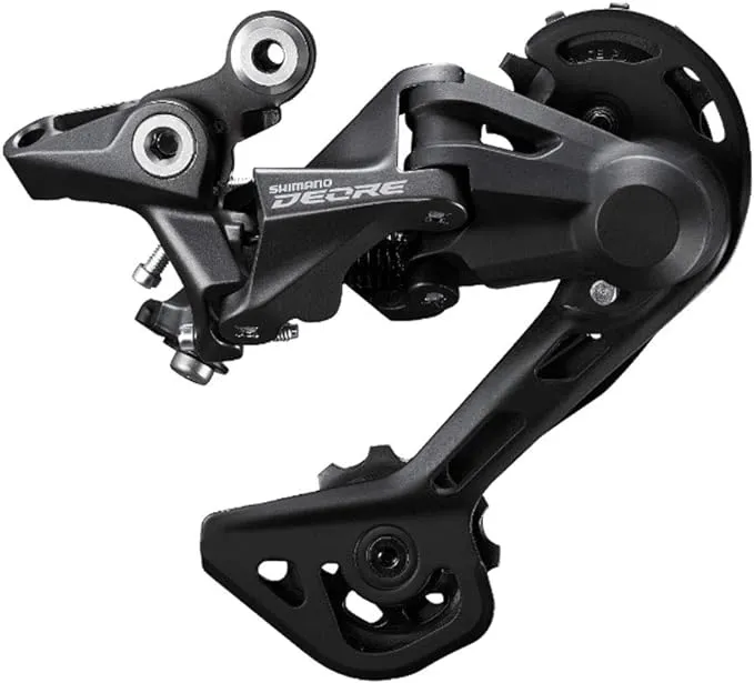 SHIMANO Rear Derailleur - RD-M4120, DEORE, SGS 10/11-SPEED, TOP Normal, Shadow Design, Direct Attachment (Direct Mount Compatible) - ERDM4120SGS