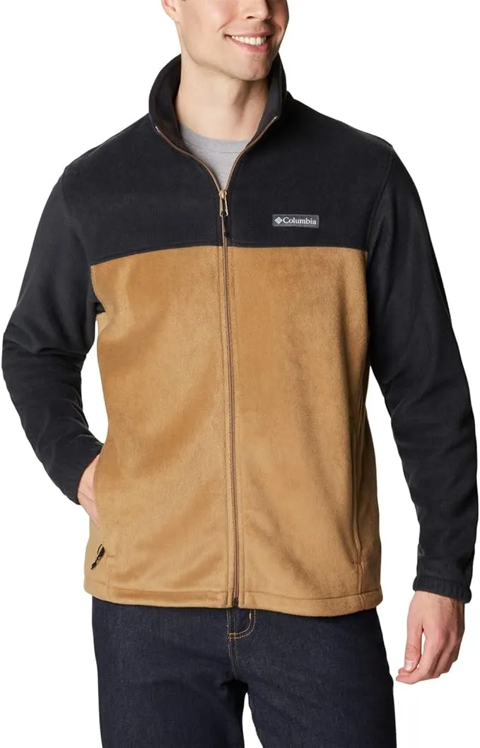 Columbia Men's Steens Mountain 2.0 Full Zip Fleece Jacket - Black, Delta