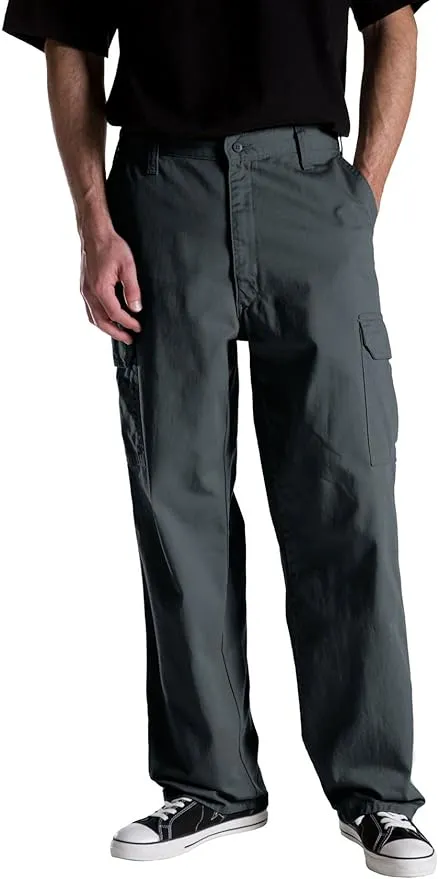 Wholesale Dickies Loose Fit Cargo Work Pant Charcoal