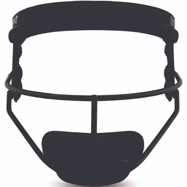 Rip-It Adult Defense Softball Fielder's Face Mask, Black 