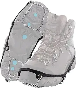 Yaktrax Diamond Grip All-Surface Traction Cleats for Walking on Ice and Snow (1 Pair), Large , BlackYaktrax Diamond Grip All-Surface Traction Cleats for…