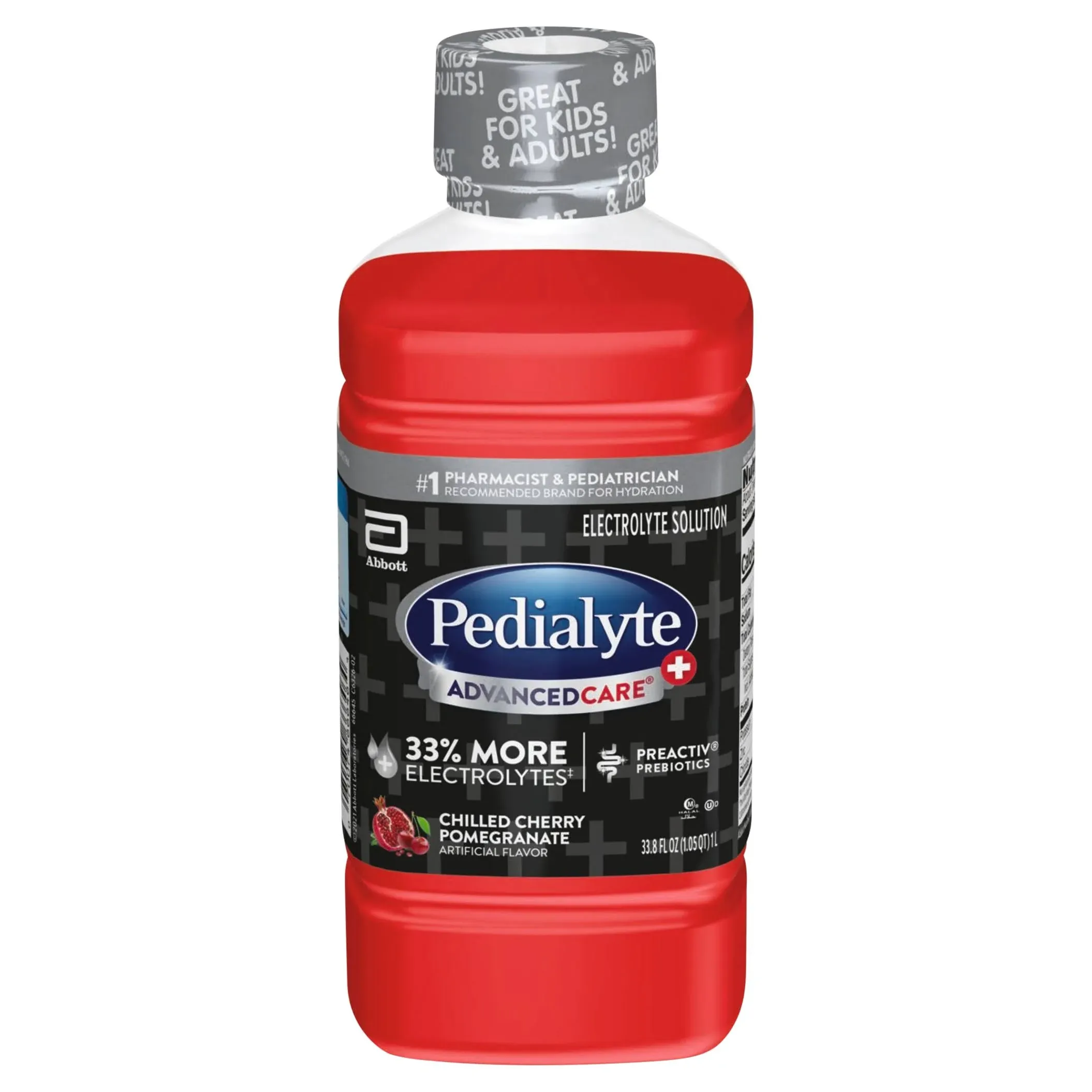 Pedialyte Advanced Care Electrolyte Drink, Cherry Pomegranate, 33.8 FL oz - 33.8 oz | CVS