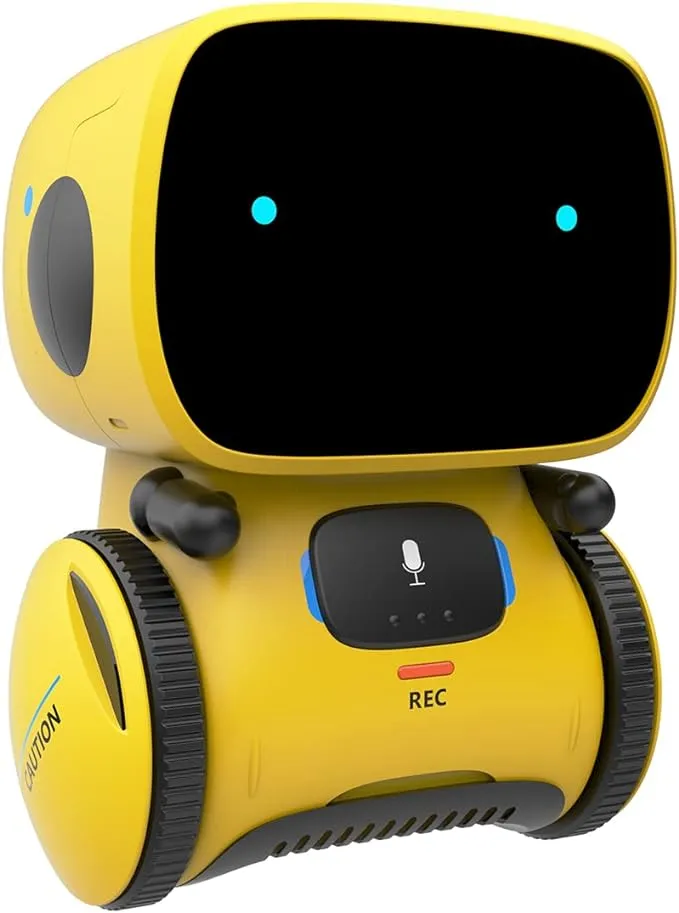 98K Robot Toy for Boys and Girls, Smart Talking Robots Intelligent Partner and Teacher with Voice Control and Touch Sensor, Singing, Dancing, Repeating, Gift Toys for Kids Age 3 and Up