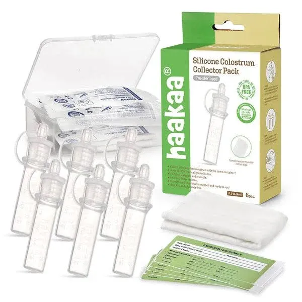 Haakaa MHK149 Silicone Colostrum Collector Set 4ml (Pre-Sterilised)