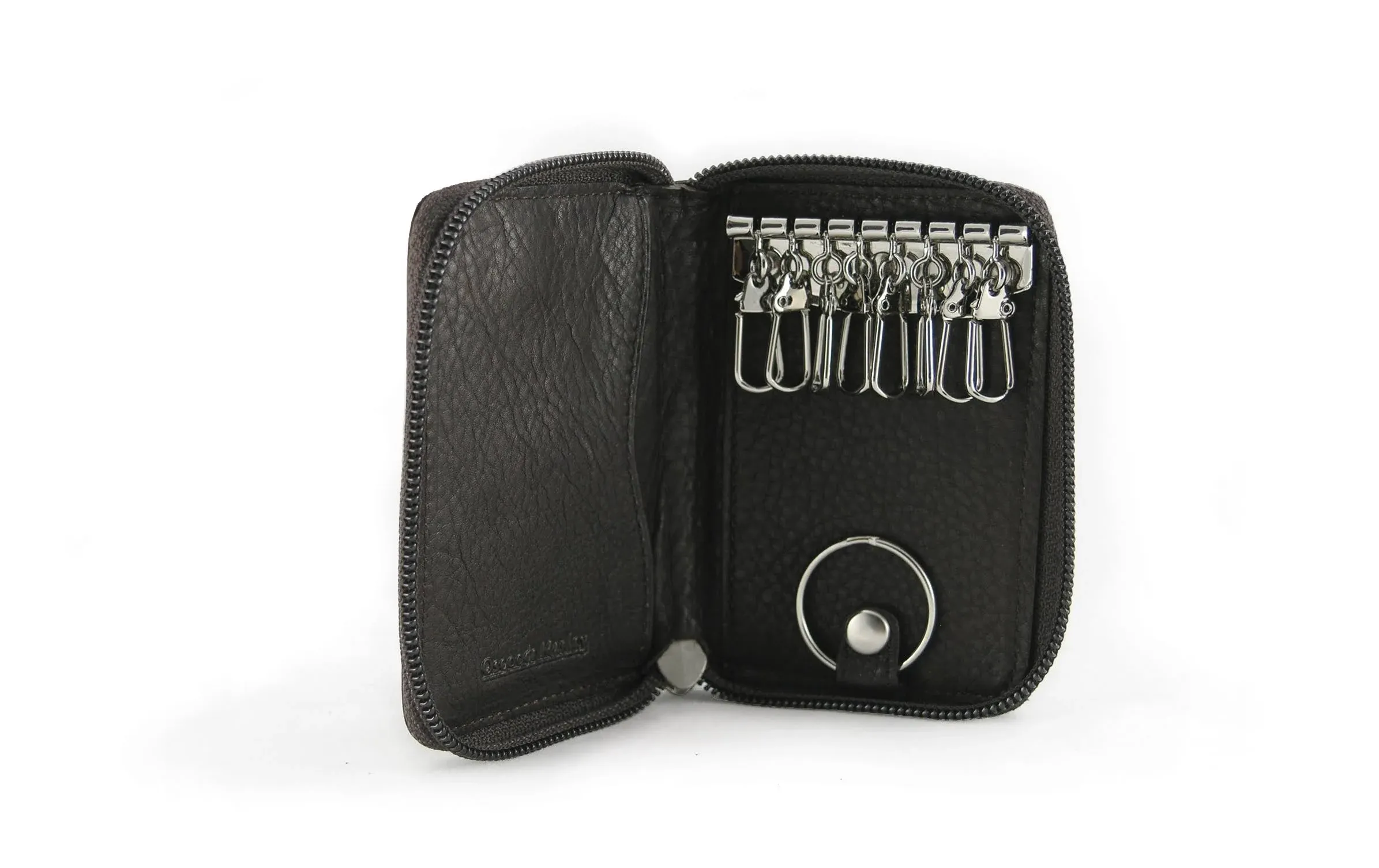 Osgoode Marley Eight Hook Zip Key Case with Valet (Black)