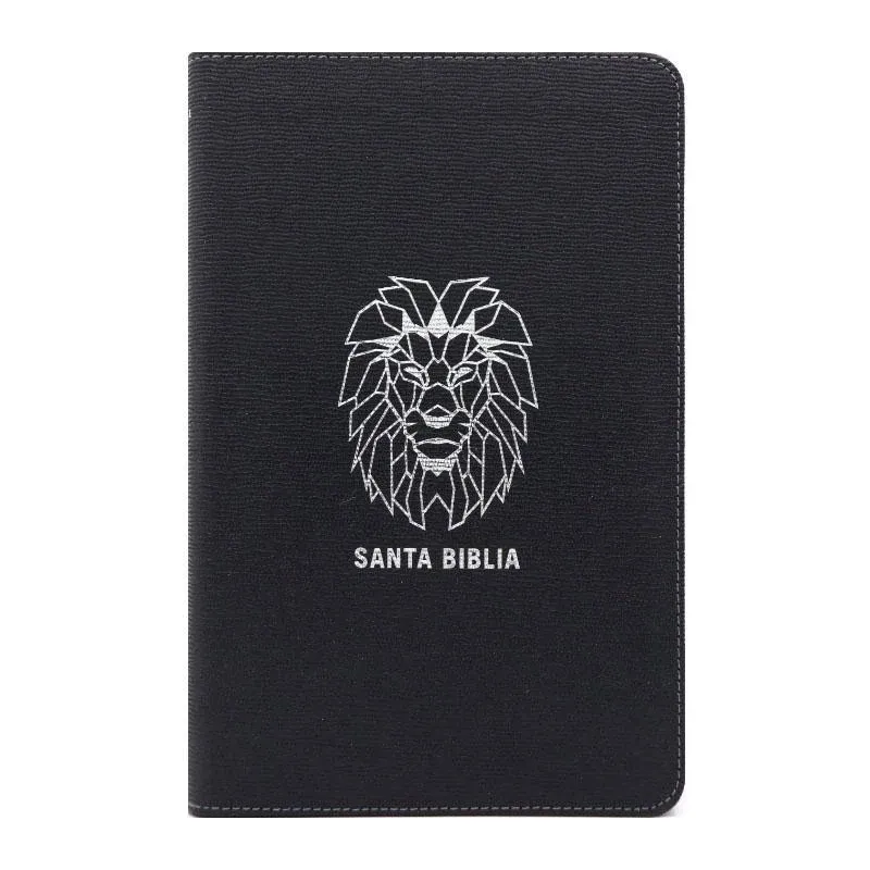 Santa Biblia Ntv  Edición Zíper  León (Sentipiel  Negro) (Hardcover)