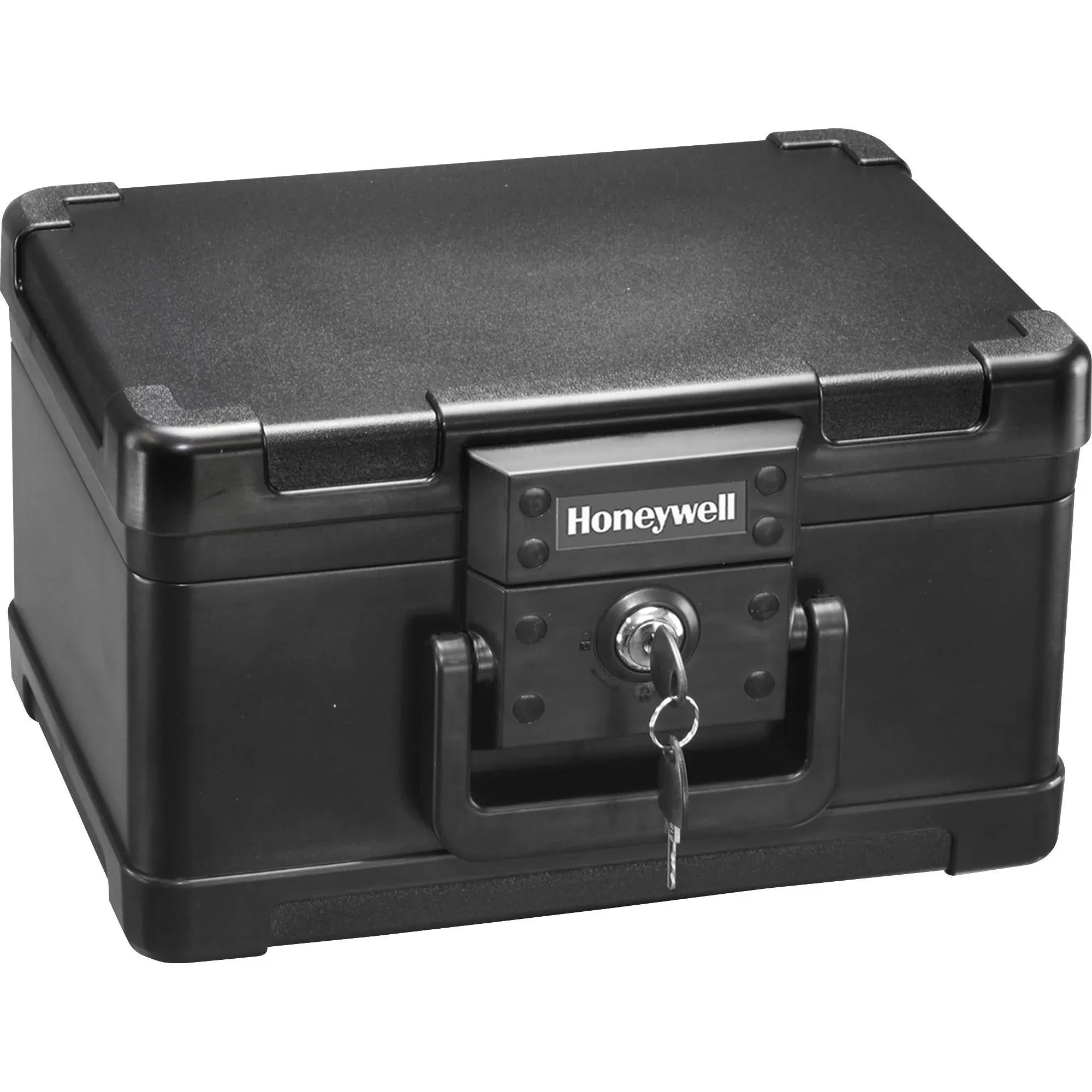 Honeywell Safes & Door Locks 30 Minute Fire Safe Box Chest with Carry Handle, Small, 1101, 4.0L, Black