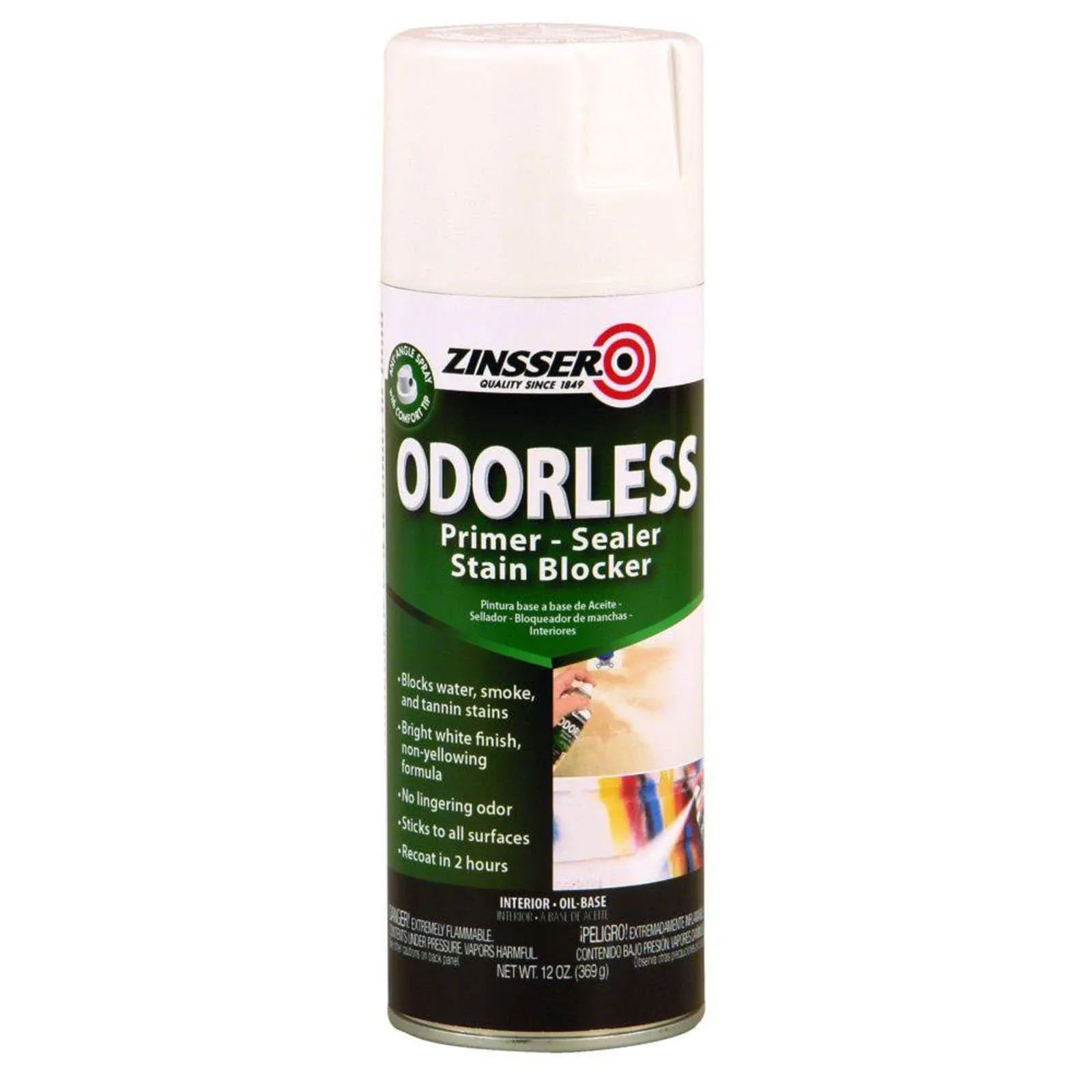 13 Ounce Zinsser Bulls Eye Odorless Primer Sealer - White