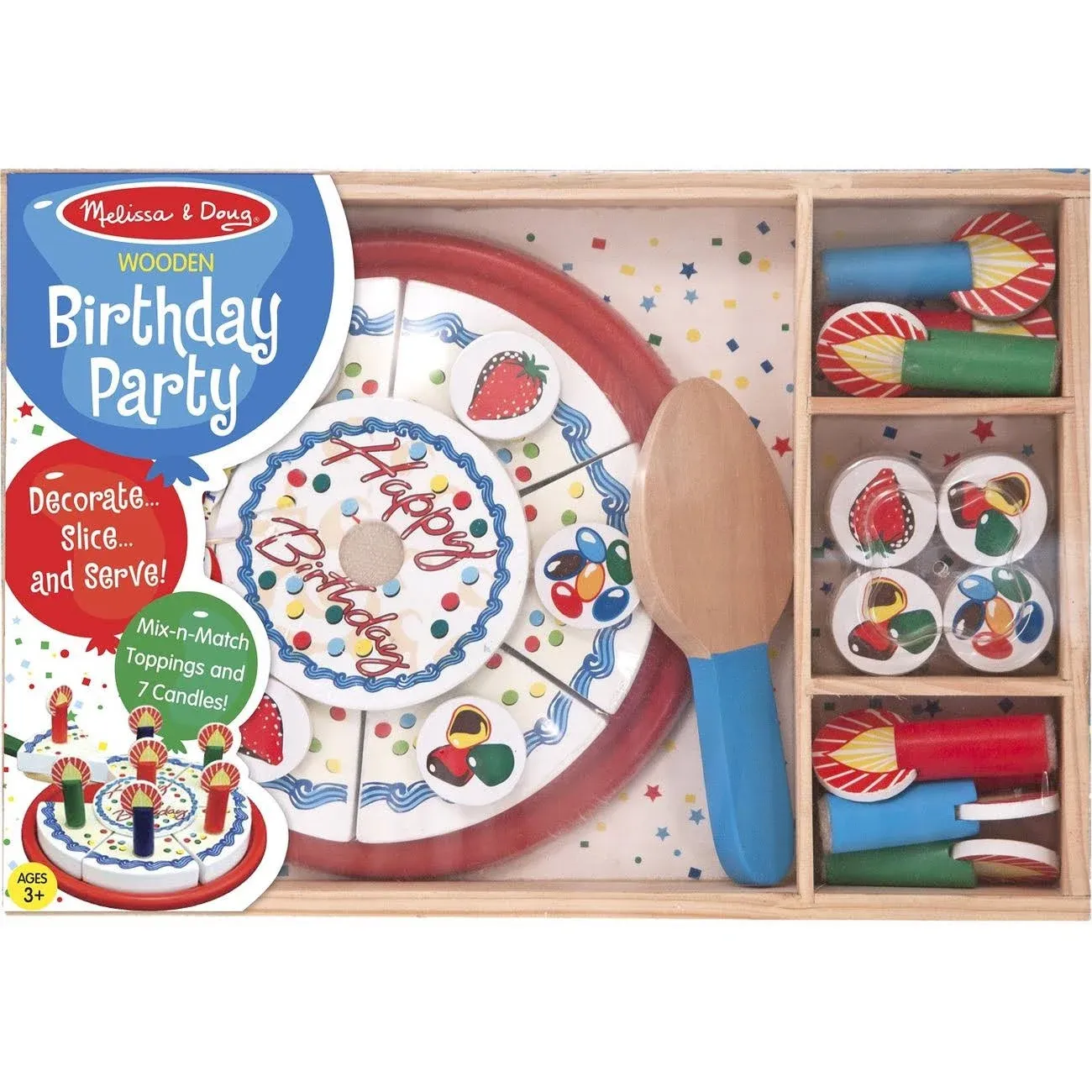 Melissa & Doug Party Food Set, One Size, Birthday Party