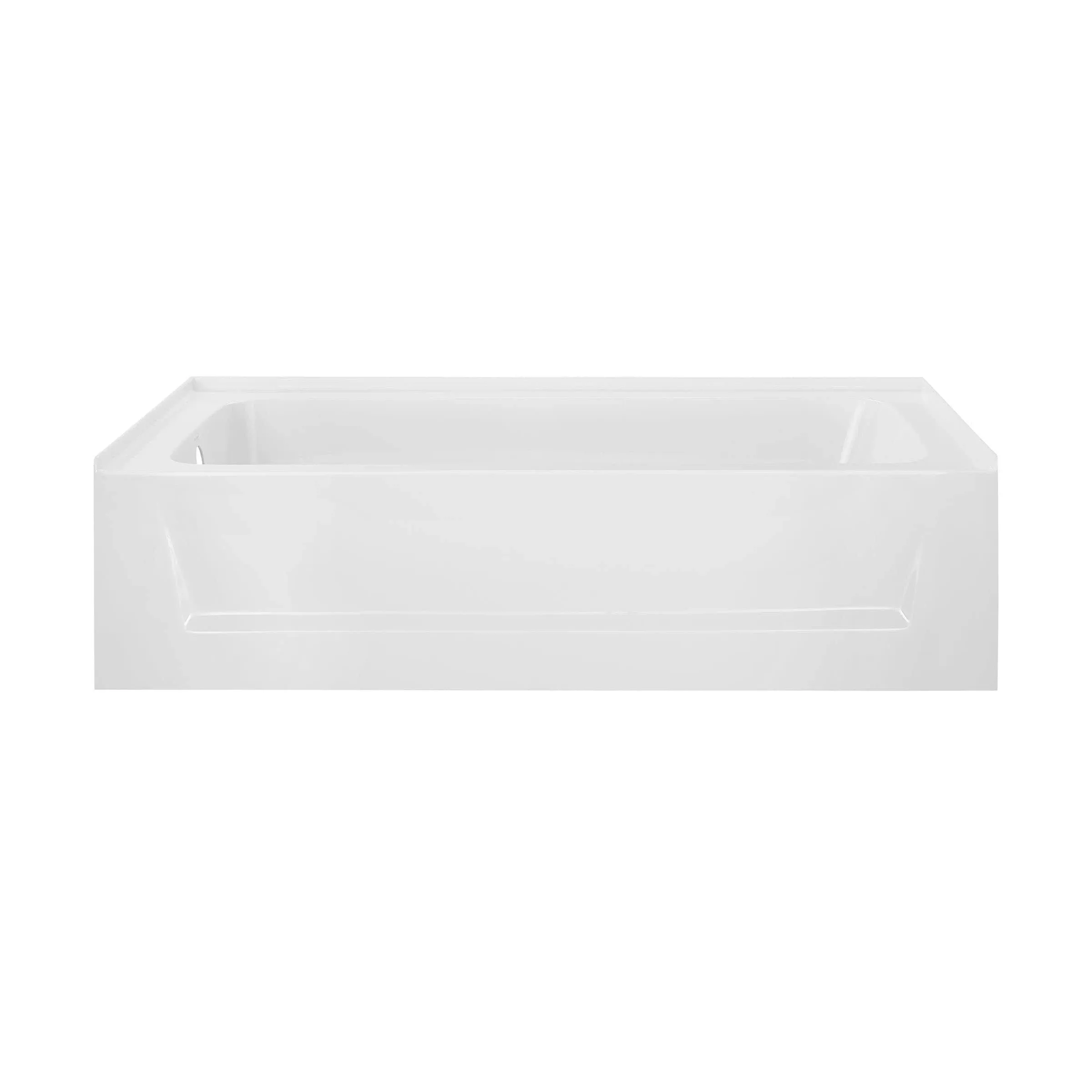 Swiss Madison Virage 60 in. x 30 in. Left-Hand Drain Rectangular Alcove Bathtub with Apron in White SM-AB580