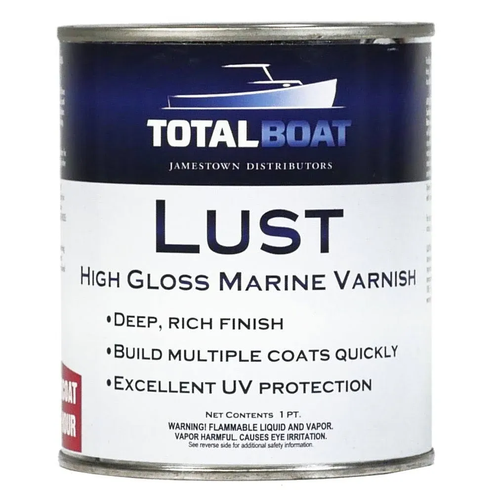 TotalBoat Lust Marine Varnish (High Gloss, pint)