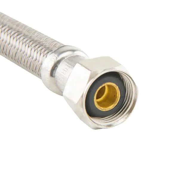 Brasscraft 3/8 in. Compression x 1/2 in. FIP x 30 in. Braided Polymer Faucet Connector