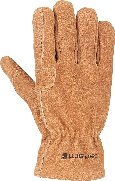 Carhartt Leather Gloves Mens Medium Brown