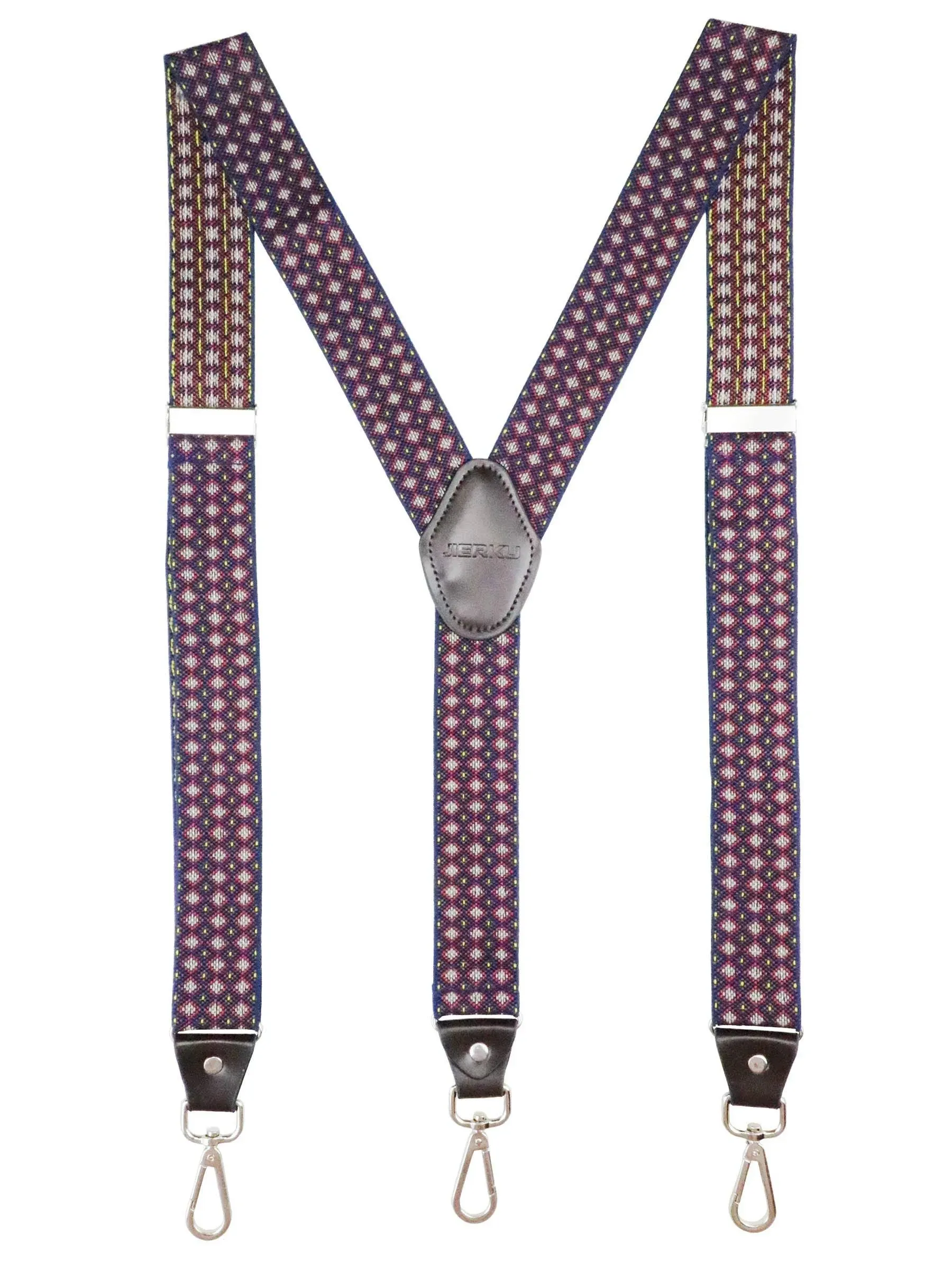 Mens Suspenders with Swivel Hooks on Belt Loops Heavy Duty Big and Tall Adjustable Braces