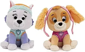 Paw Patrol Plush Bundle of 2, 6 inch Everest and Skye