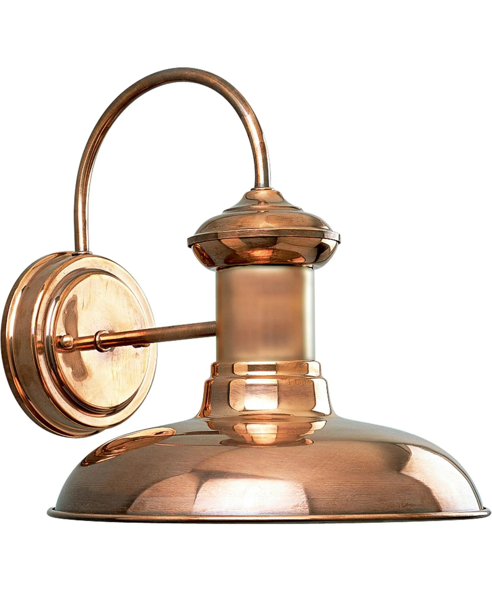 Progress Lighting Brookside Copper 1-Light Wall Lantern P5722-14