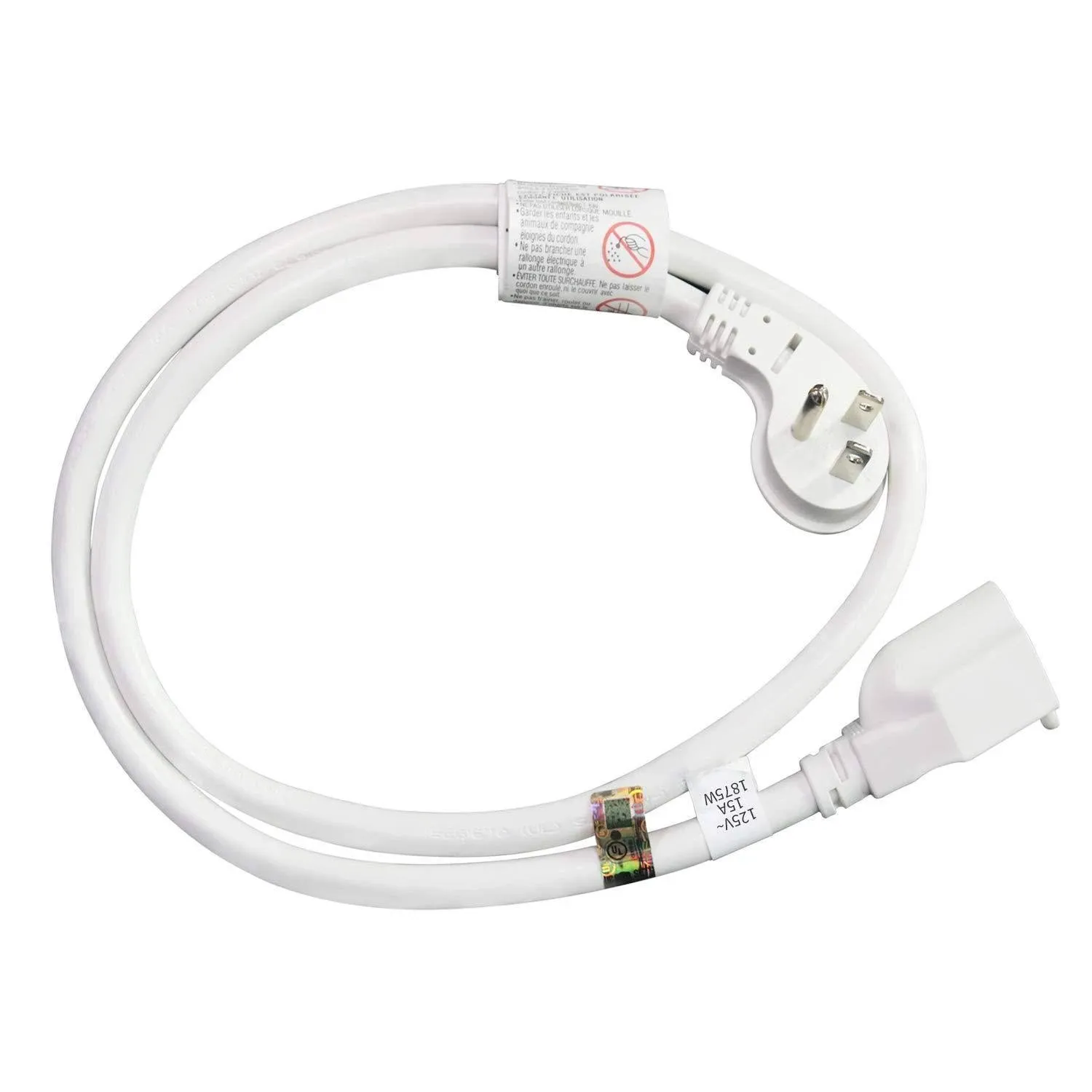 Firmerst 3 Feet 15A Low Profile Flat Extension Cord