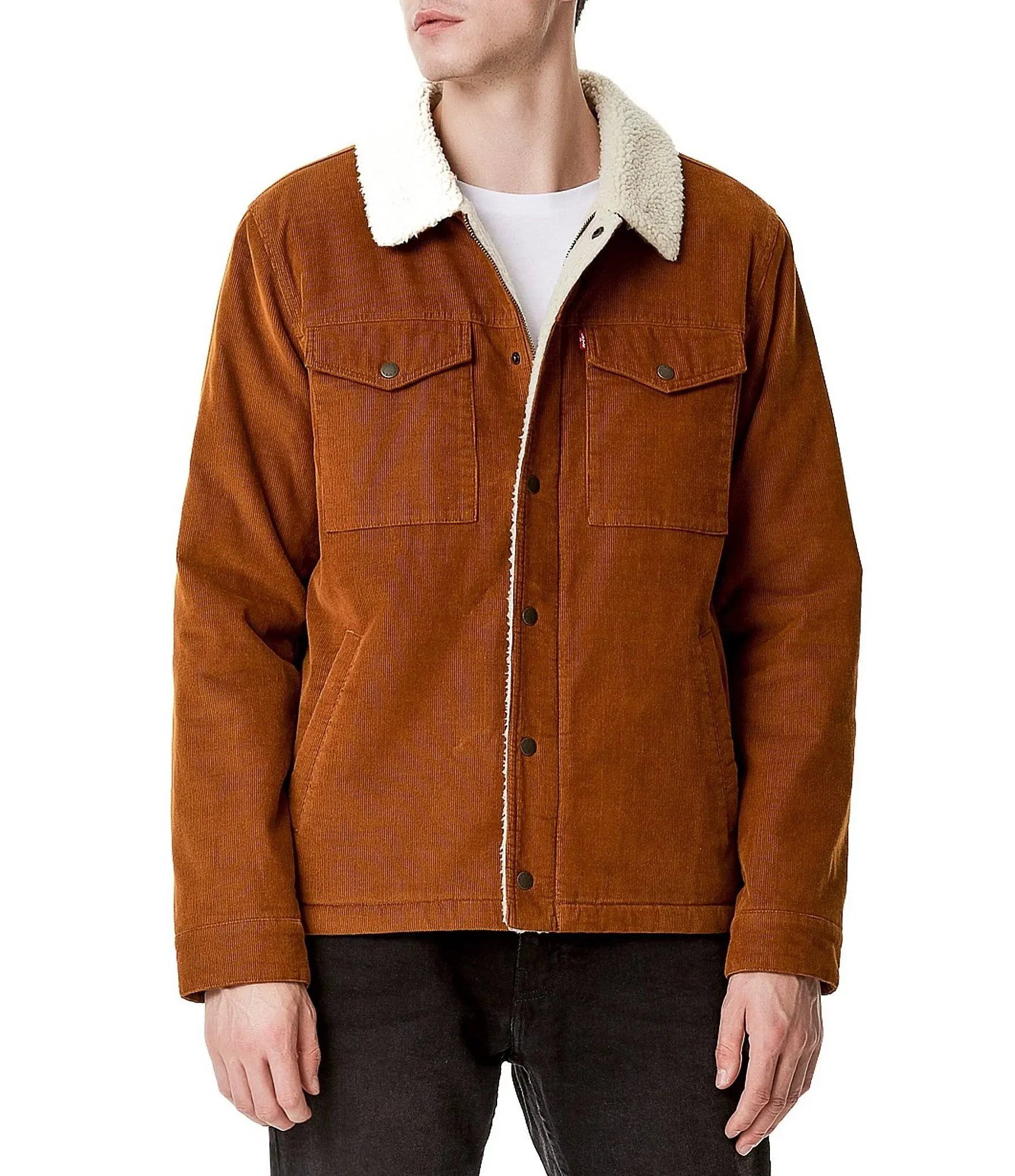 Levi's Men's Corduroy Sherpa Lined Trucker Jacket