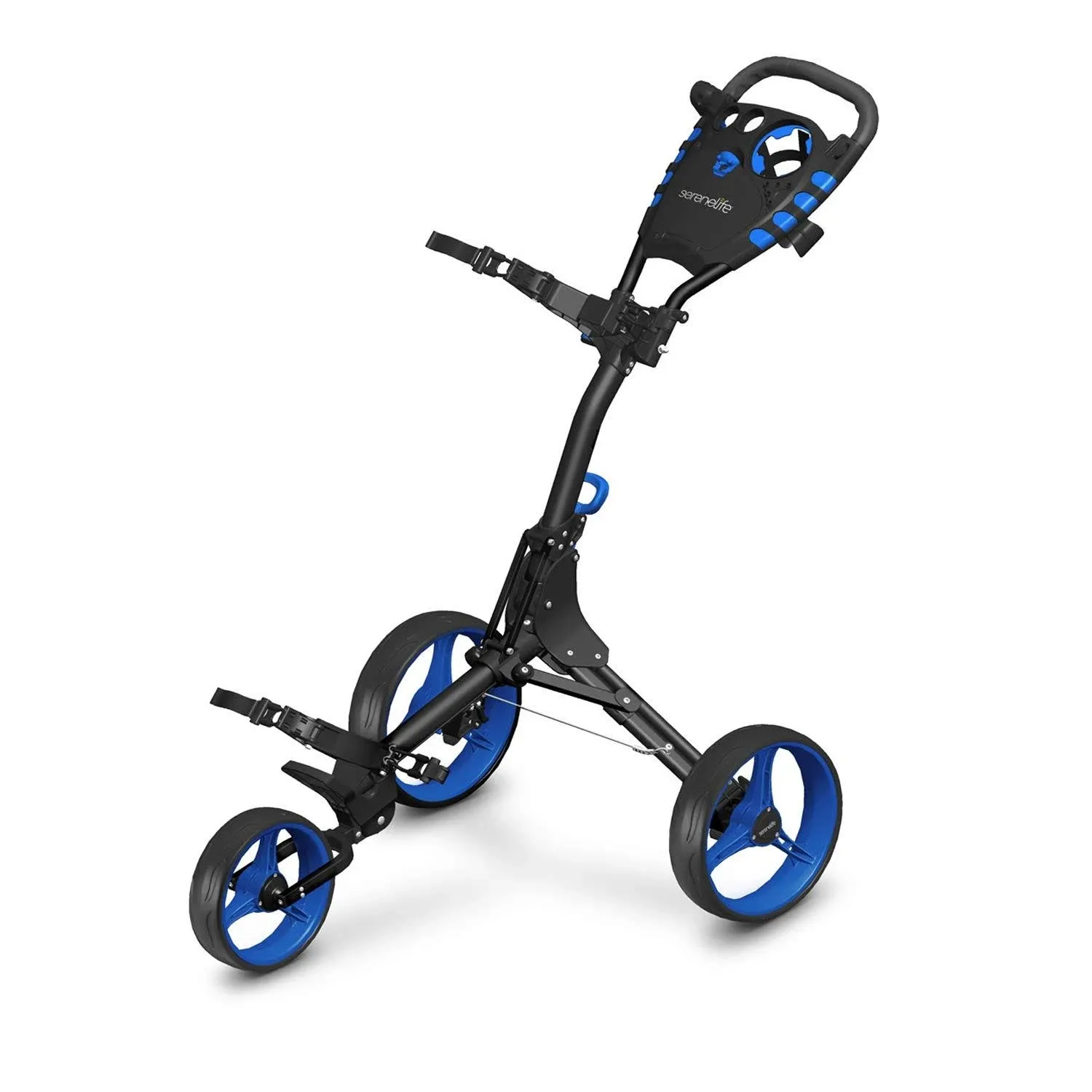 SereneLife SLG3W 3 Wheel Push Cart