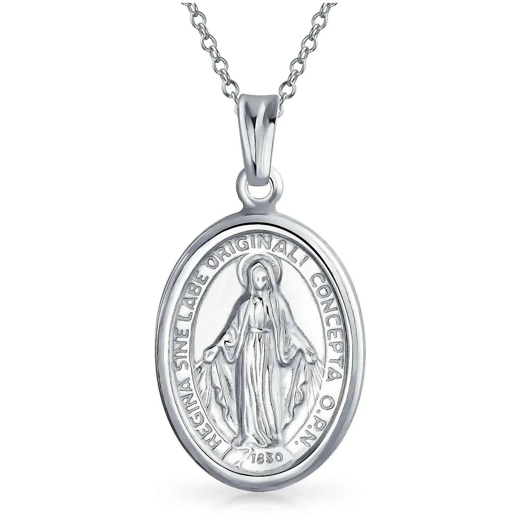 Our Lady of Guadalupe Virgin Mary Religious Medal Pendant Necklace