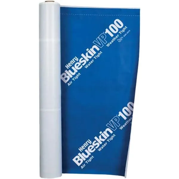 Henry Blueskin VP100 Self-Adhered Water-Resistive Barrier 12" x 100'